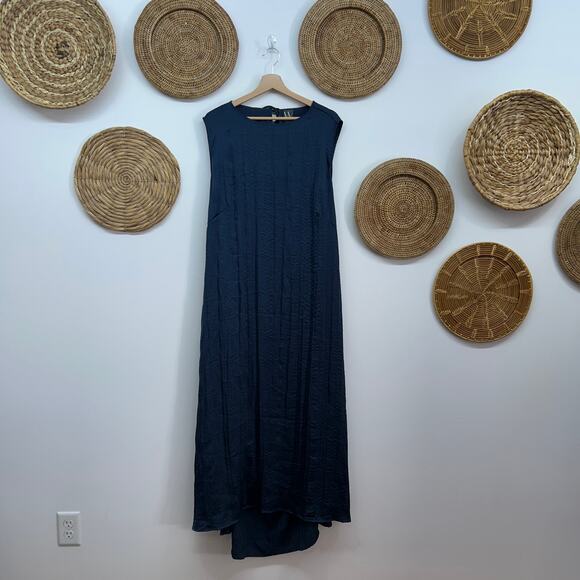 NEW JCPenney Worthington Blue Open Back Cut Out Long Dress Plus Size 2X - Picture 1 of 6